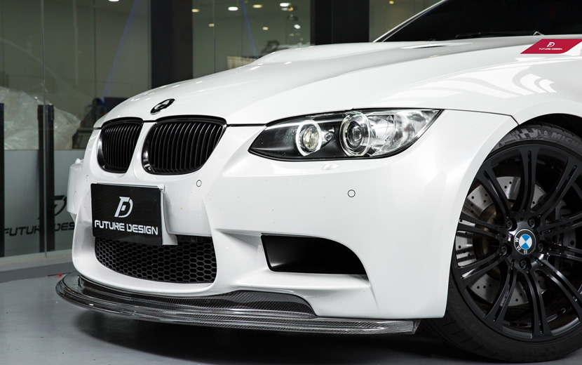 BMW 3シリーズ E90 M3専用 フロント用リップスポイラー 本物carbon カーボン Future Design Drycarbon  parts