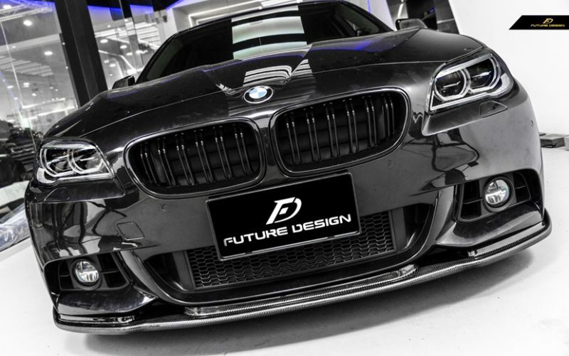 【ブラック】BMW F10 5シリーズ Mスポーツ フロントリップスポイラー