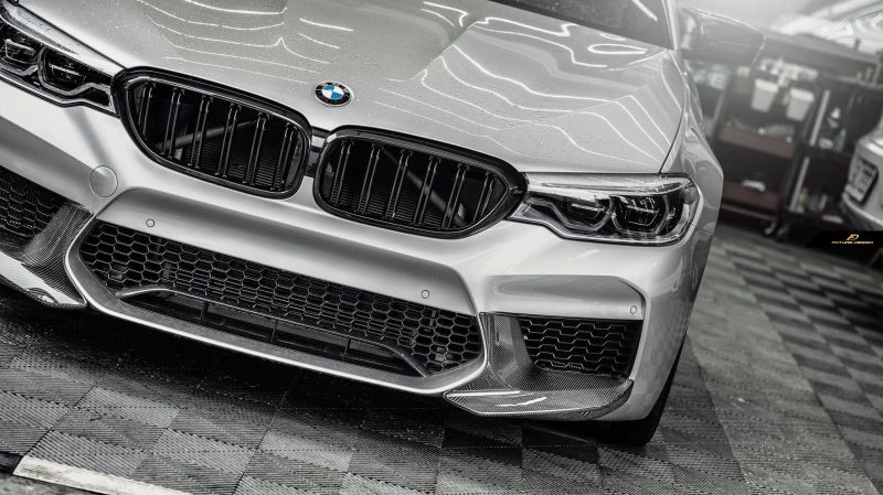 BMW F90 M5 フロントバンパー用スプリッター 本物DryCarbon ドライカーボン