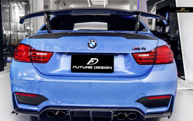 BMW 4シリーズ F82 M4 トランク用 リアウィング 本物DryCarbon ドライカーボン - Future Design Drycarbon  parts