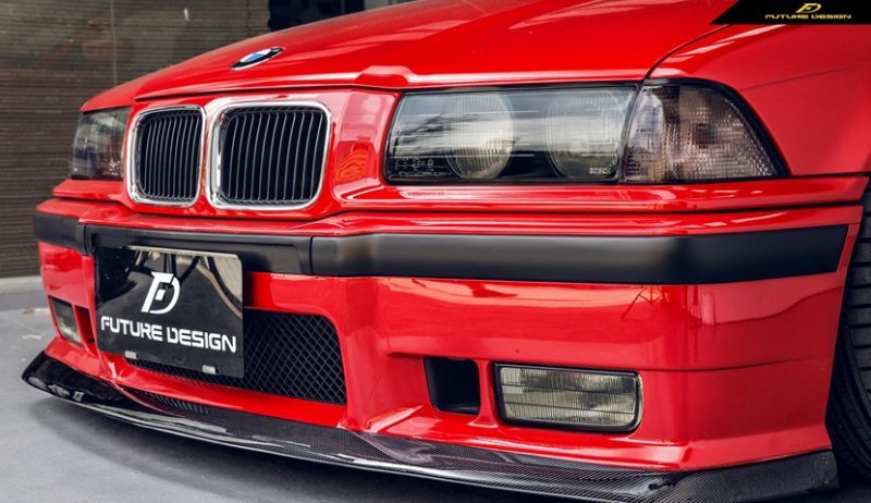 BMW 3シリーズ E36 M3 フロントバンパー用リップスポイラー 本物Carbon カーボン
