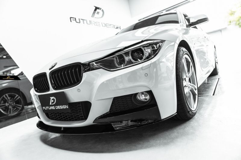 カーボン調】BMW F30 3シリーズ Mスポーツ専用フロントリップ