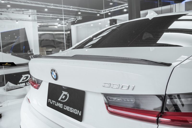 BMW 3シリーズ G20 セダン トランク用 G80 M3ルック リアスポイラー 本物DryCarbon ドライカーボン