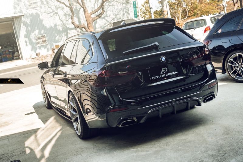 BMW 5シリーズ G31 ツーリング トランク用 ルーフスポイラー 本物Drycarbon ドライカーボン