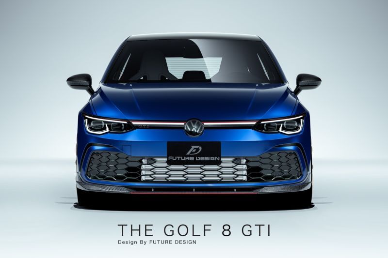 VW フォルクスワーゲン GOLF ゴルフ 8 GTI Mk8 フロント リップ